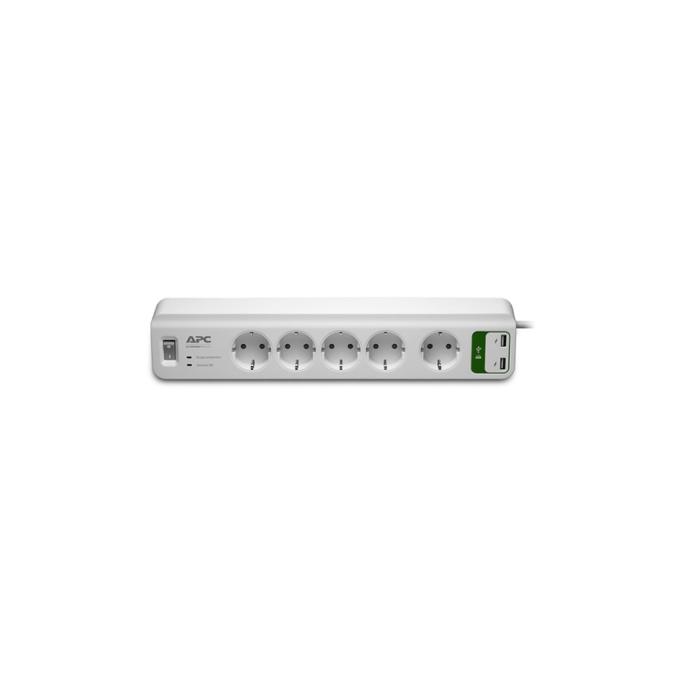 APC Essential SurgeArrest 5 outlets 2 USB 5V 2 4A PM5U RS купити