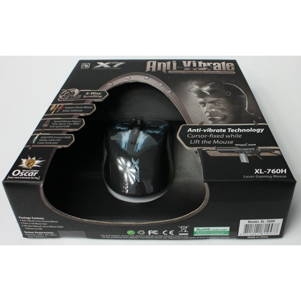 Мышка A4Tech XL-760H Black USB - купити по низькій ціні в інтернет ...
