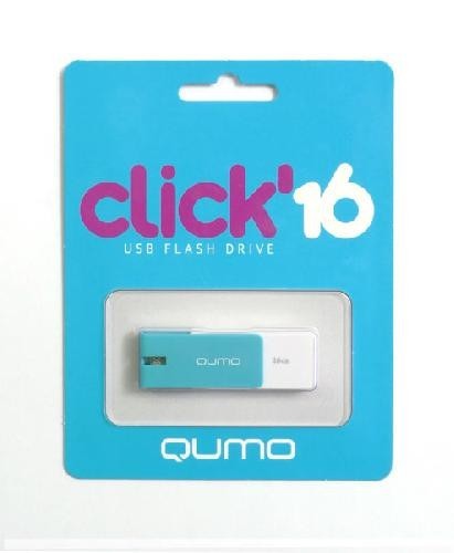Qumo 16GB USB 2.0 Click Violet QM16GUD-CLK-Violet