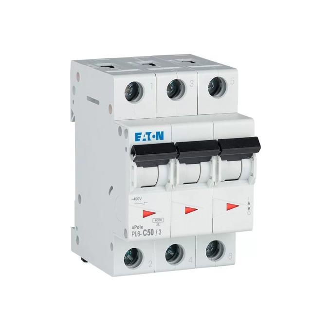 Eaton 3-п. М3 С 50А PL6 6кА