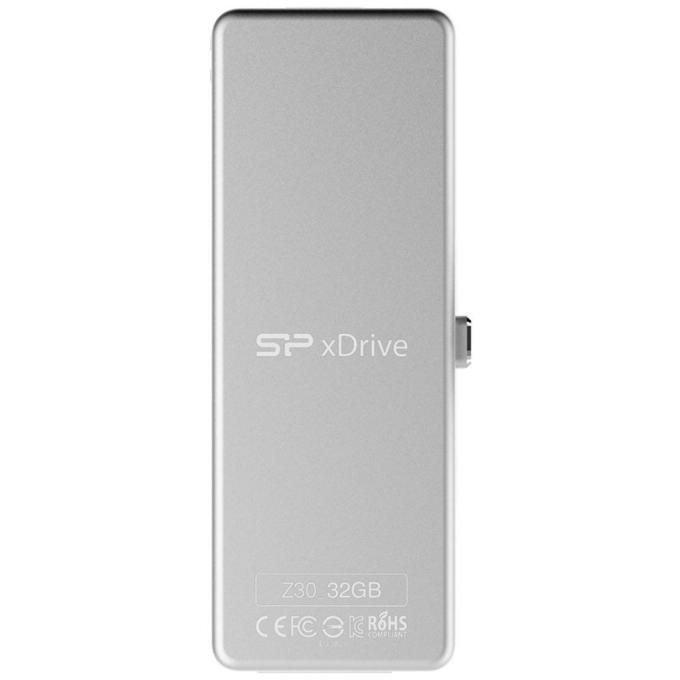 USB флеш накопитель Silicon Power 32GB xDrive Z30 White USB 3.0/Lightning SP032GBLU3Z30V1W
