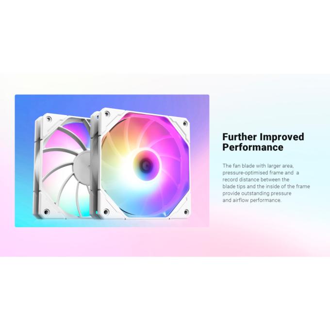ID-Cooling TF-12025-PRO ARGB REVERSE WHITE