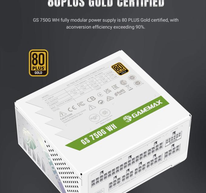 GAMEMAX GS 750G WH V25