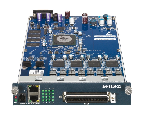 16-портовий модуль SHDSL.bis + 2xEthernet SAM1316-22 ZYXEL 91-004-955001B