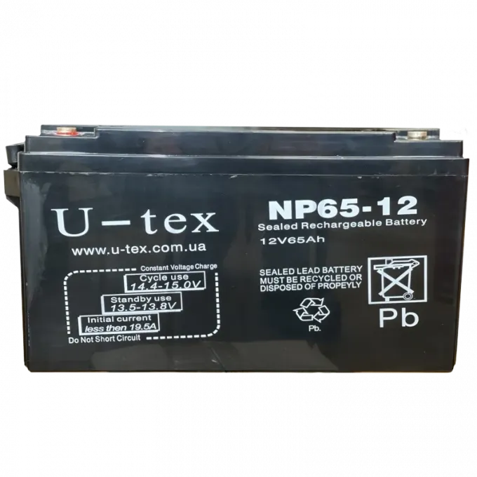 U-Tex 12В / 65 Ah