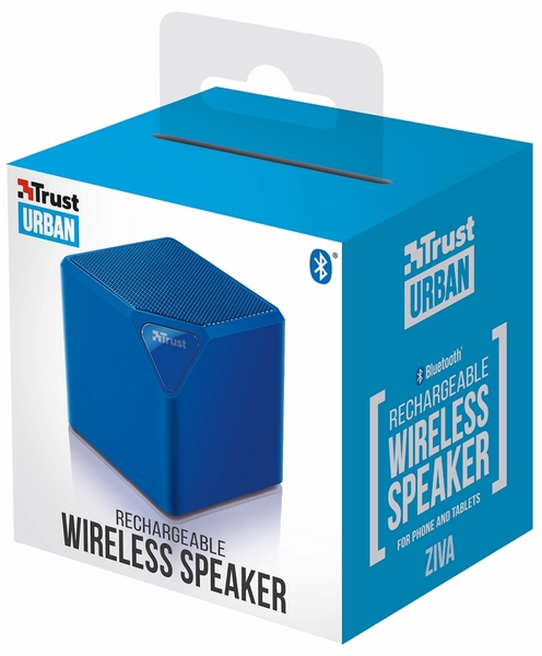 Акустическая система Trust Ziva Wireless Bluetooth Speaker blue 21716