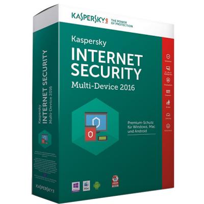 Программная продукция Kaspersky Internet Security 2016 Multi-Device 2+1 ПК 1 рік Renewal Box KL1941OBBFR16