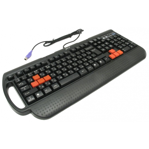 Клавиатура A4-tech X7-G700 Black PS/2