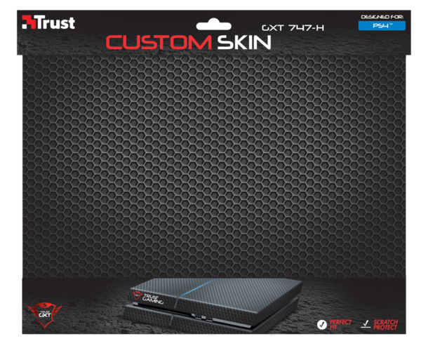 Уникальное покрытие TRUST GXT474-H Custom Skin for PS4 RED 21597