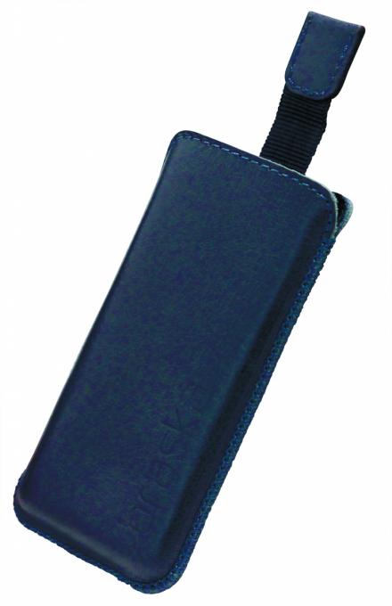 Чохол для телефону Nokia 130/105 синій (шкіра) BRSTN130BL BRASKA