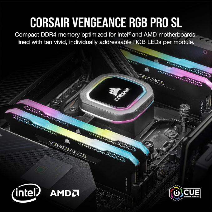Corsair CMH32GX4M2D3600C18