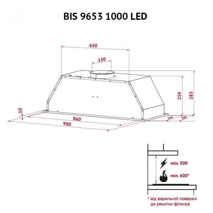 PERFELLI BIS 9653 I 1000 LED