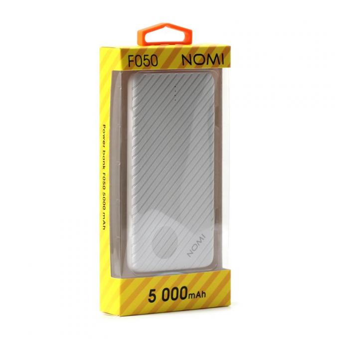 Батарея универсальная Nomi F050 5000 mAh white 324695