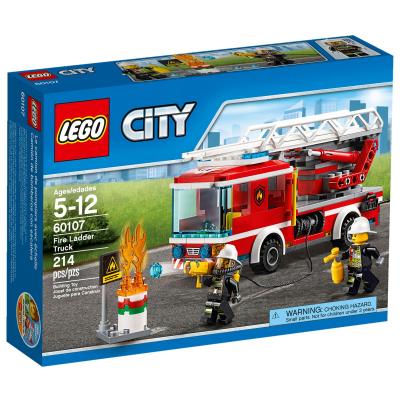 Конструктор LEGO City Fire Пожарный автомобиль с лестницей 60107