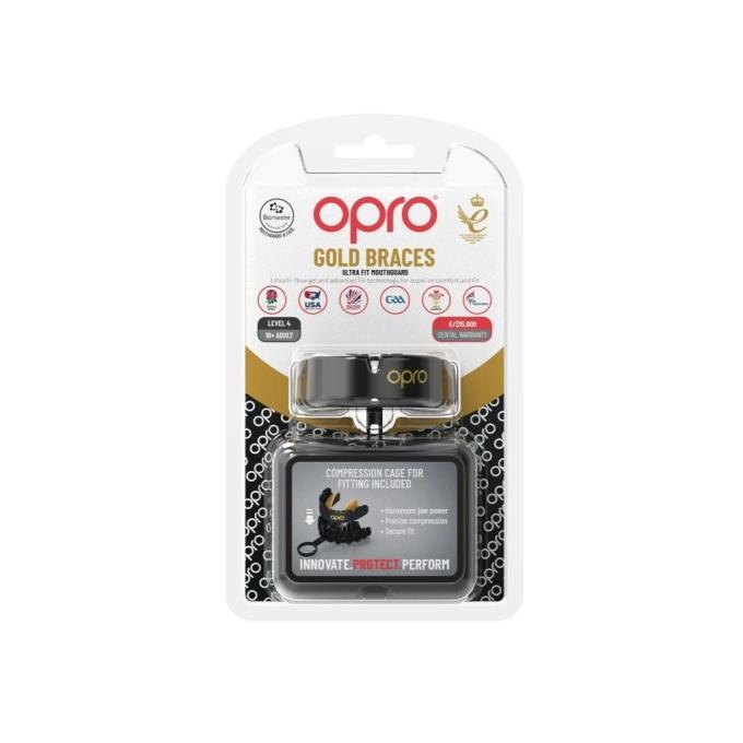 Opro Gold_Braces_Bl/Gold