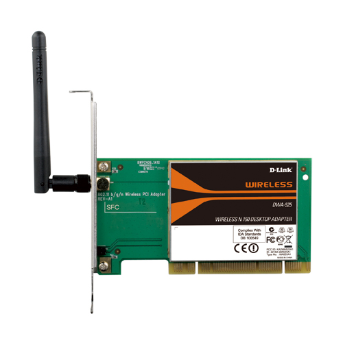 WiFi-адаптер D-LINK DWA-525 802.11n 150Мбит/с PCI !Розпродаж