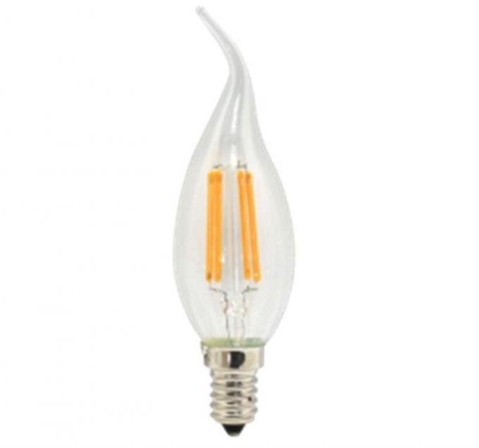 Лампа Works LED Filament C37T-CanFT-LB0440-E14, C37T 4Вт Е14 4000K 450LM 4pcs