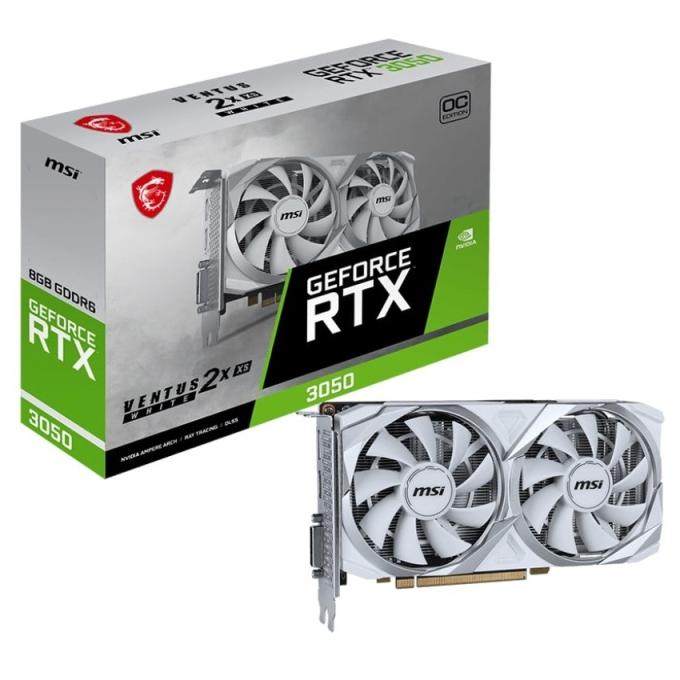 MSI GeForce RTX 3050 VENTUS 2X XS WHITE 8G OC