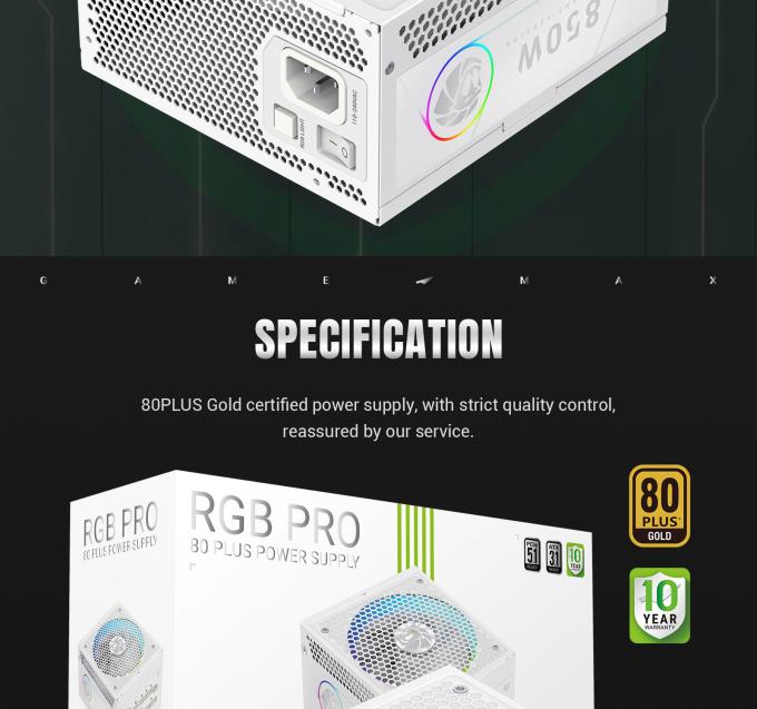 GAMEMAX RGB PRO 850G WH