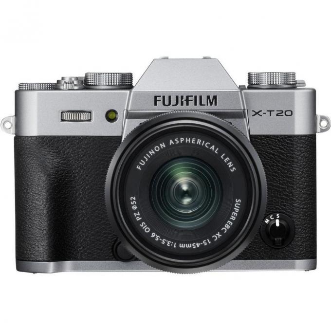 Цифровой фотоаппарат Fujifilm X-T20 XC 15-45mm F3.5-5.6 Kit Silver 16584577