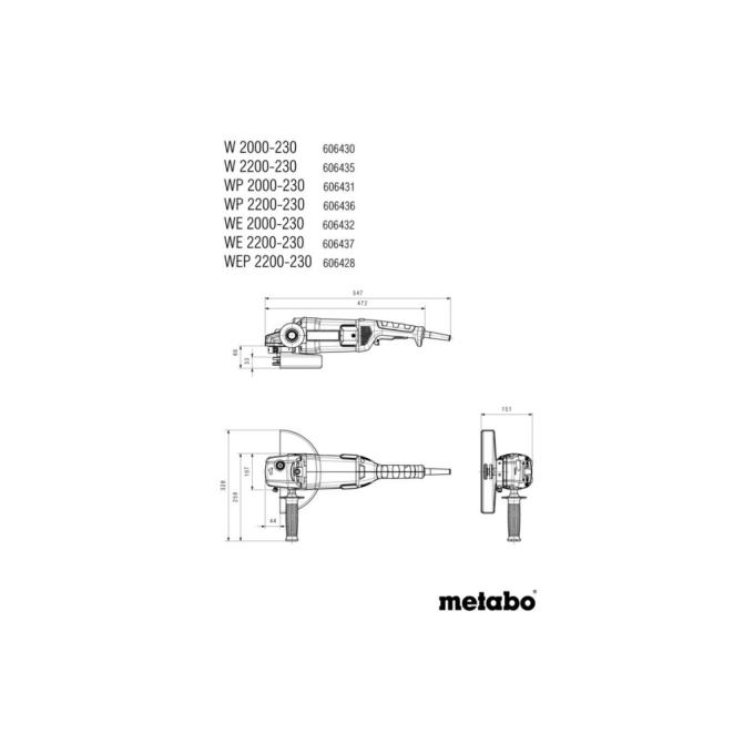 METABO WE 2200-230 (606437000)