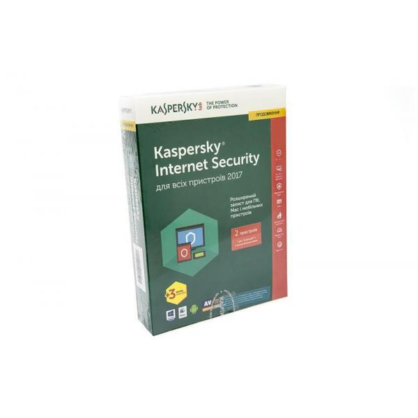 ПО Kaspersky Internet Security 2017 Eastern Europe Edition 2 ПК 1 год + 3 мес. Renewal Box KL1941OBBFR 2017 Kaspersky lab