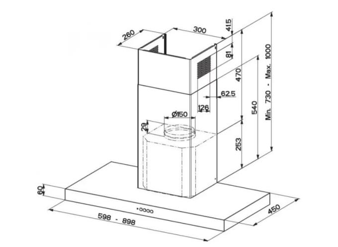 FABER Stilo Comfort BK Matt A90