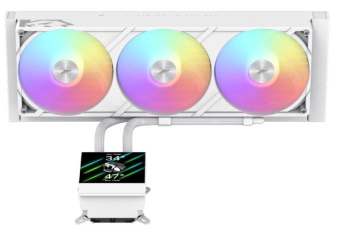 GAMEMAX GLACIER 360 LCD WH