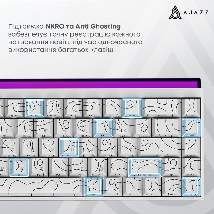 Ajazz NK68-R-S-W