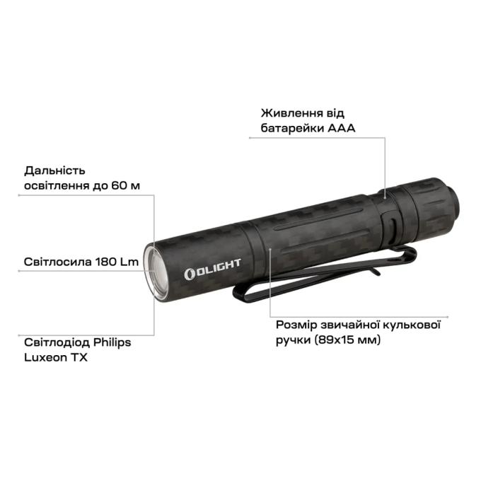 Olight I3T EOS Carbon Fiber