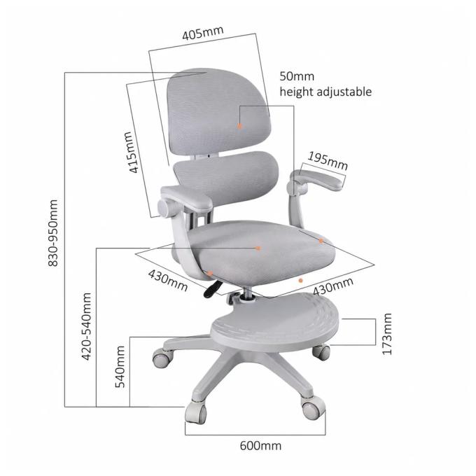 FunDesk Optima Grey