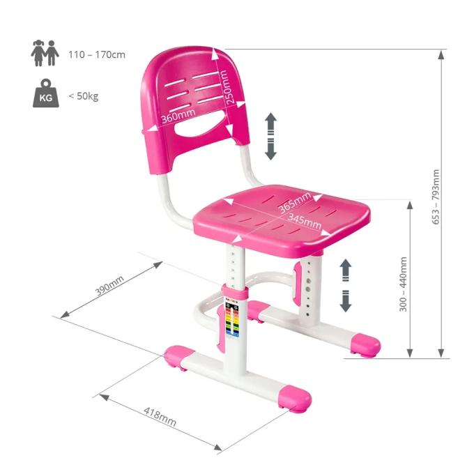 FunDesk SST3LS Pink