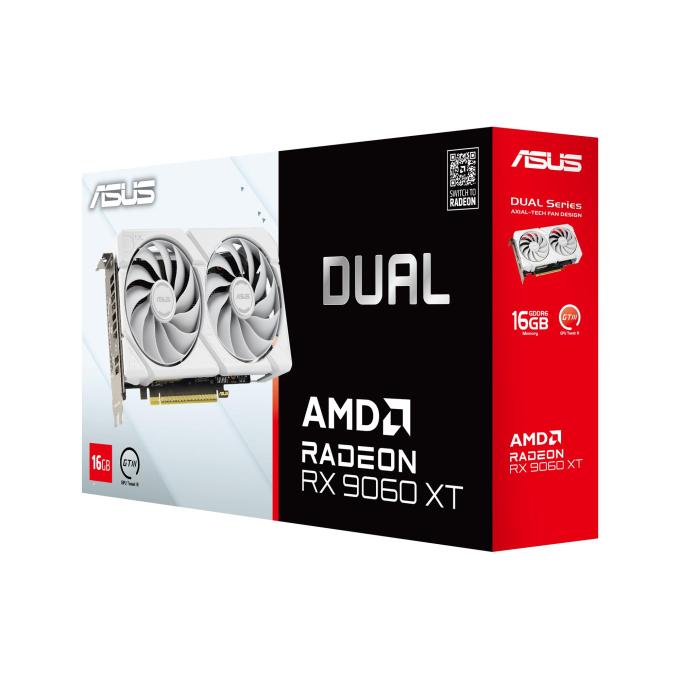 ASUS DUAL-RX9060XT-16G-WHITE