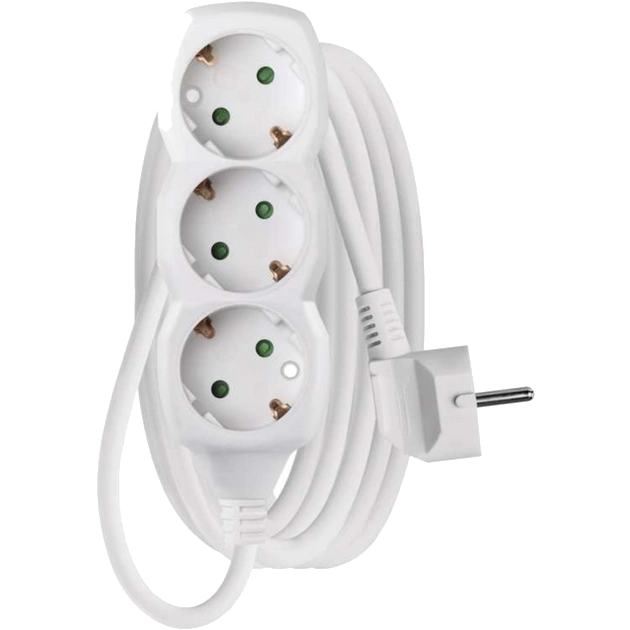 EMOS P0325R 3 розетки 5 м
