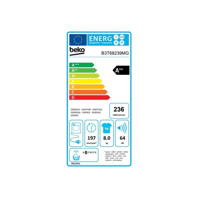 BEKO B3T68239MG