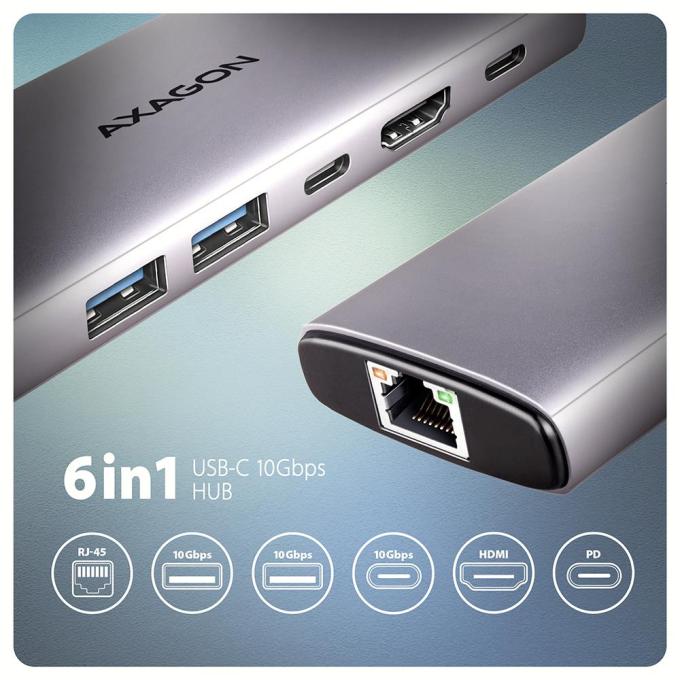 AXAGON HMC-6G2L