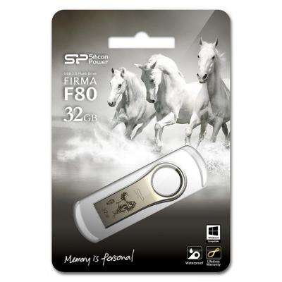 USB флеш накопитель Silicon Power 32GB Firma F80 Bronze Horse USB 2.0 SP032GBUF2F80V1C14