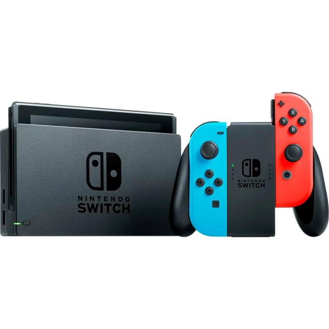 Nintendo Switch V2 HAC-001(01) Red & Blue_JP