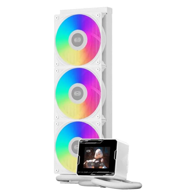 PCcooler GT360M ARGB Display WH
