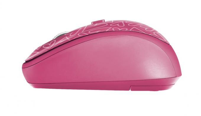 Чехол для ноутбука Trust 15.6" Yvo Mouse & Sleeve Pink+ mouse 23443