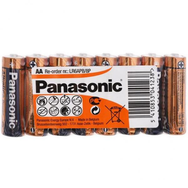 Батарейка PANASONIC AA LR06 Alkaline Power (Shrink) * 8 LR6REB/8P