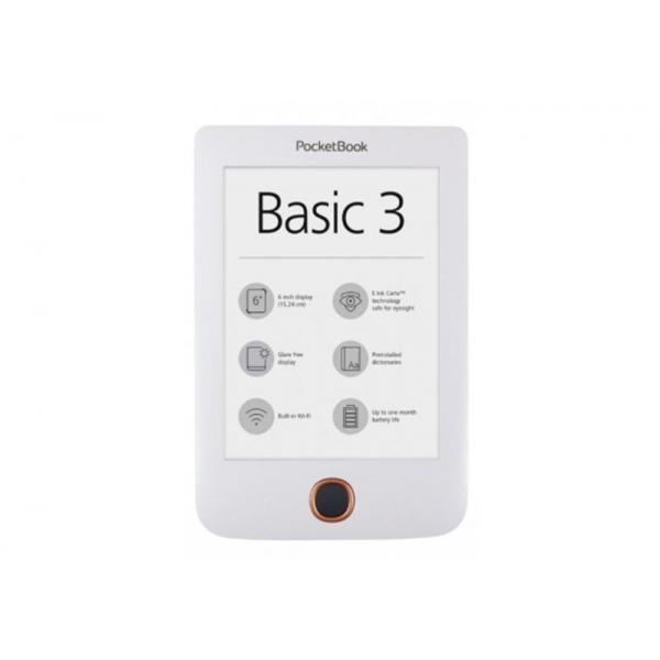 Электронная книга PocketBook 614 Basic 3 White PB614-2-D-CIS