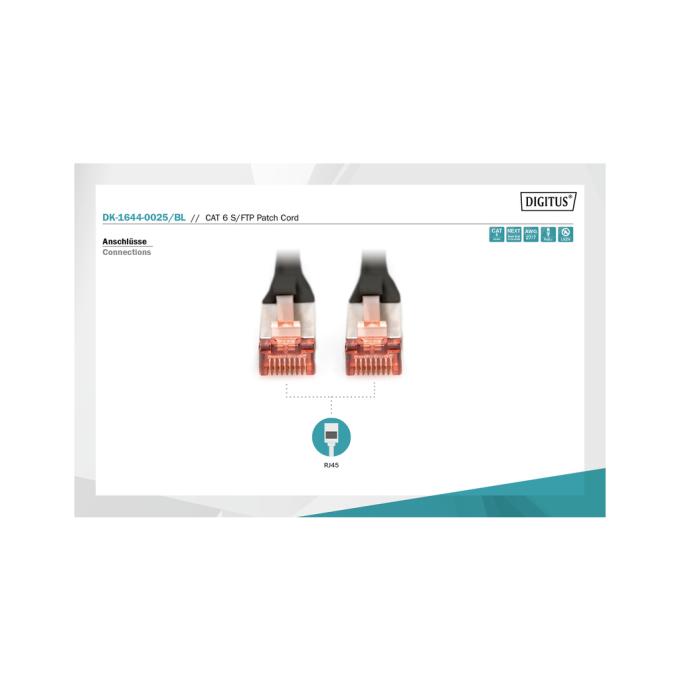 DIGITUS DK-1644-0025/BL