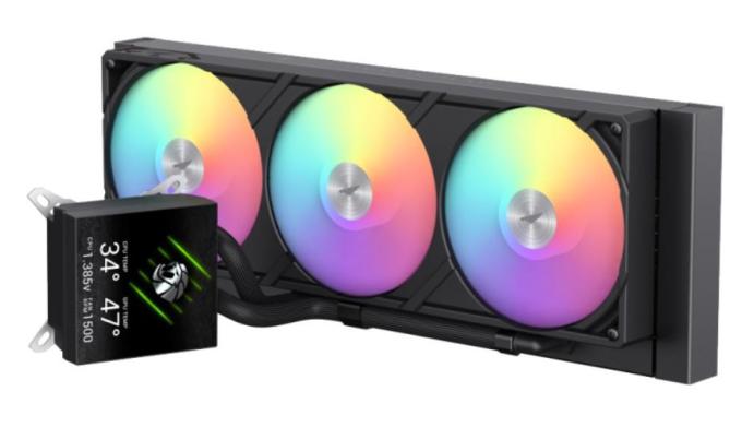 GAMEMAX GLACIER 360 LCD BK