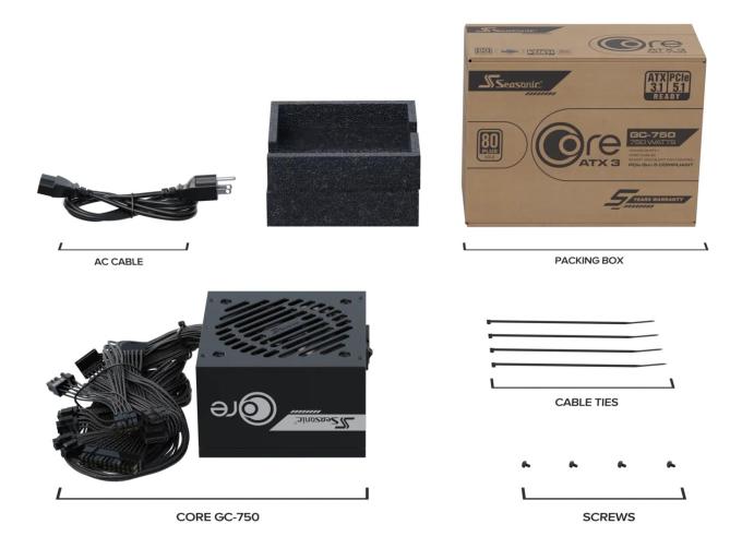 Seasonic CORE GC-750 ATX31