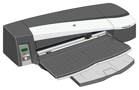 Принтер HP DesignJet 130nr with manual roll feeder C7791F