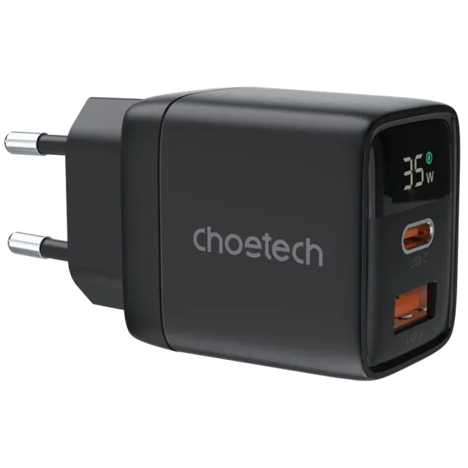 Choetech PD6052 Black PD35W GAN A+C