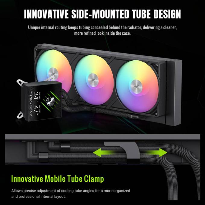 GAMEMAX GLACIER 360 LCD BK
