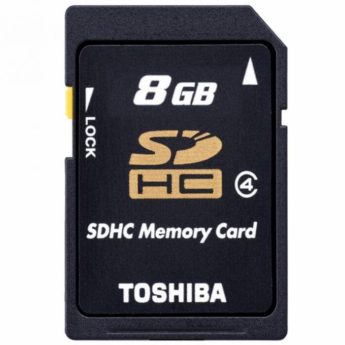 Карта памяти TOSHIBA 8GB microSD class 4 THN-M102K0080M4