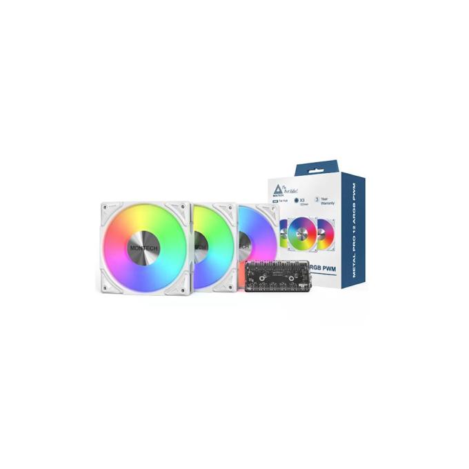 MONTECH METALPRO12 ARGB 3PACK (W)